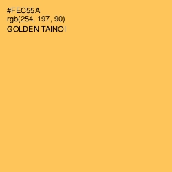 #FEC55A - Golden Tainoi Color Image